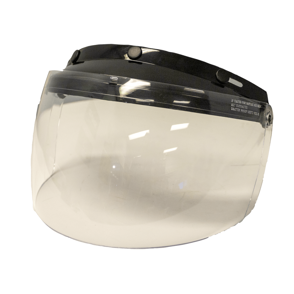 RXT VISOR RATCHET FLIP UP TYPE - CLEAR