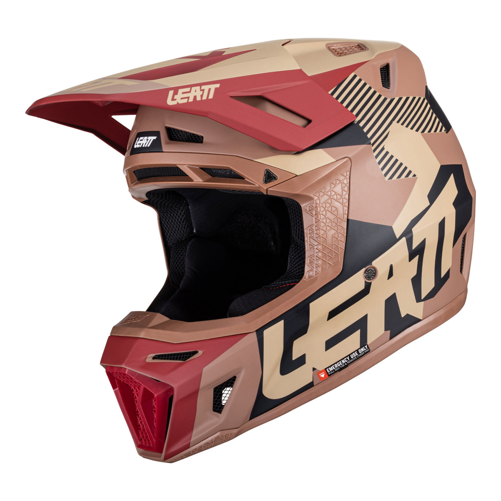 Leatt Helmet Kit Moto 8.5 V24 - Rubystone (S)