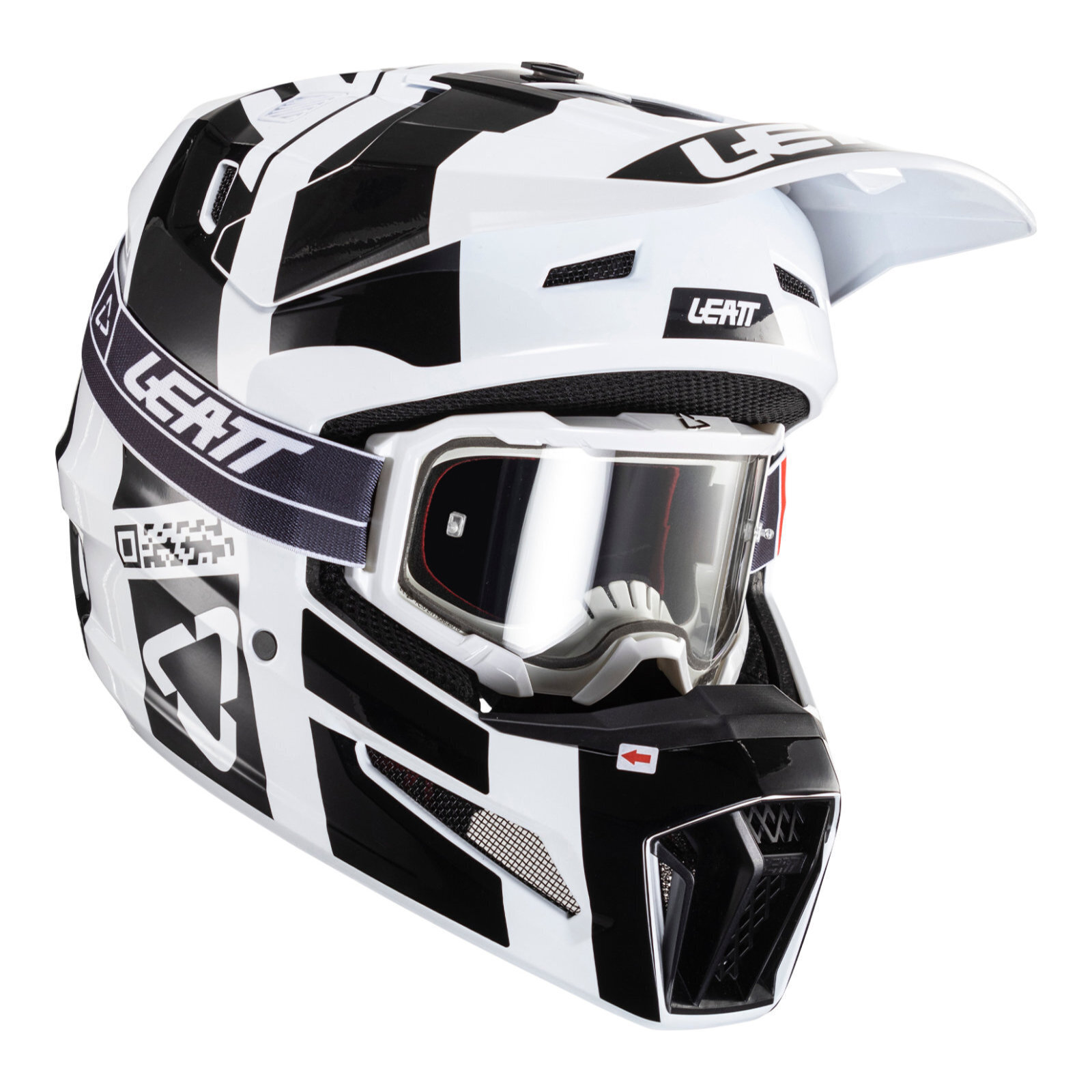 Leatt 2024 3.5 Helmet Kit - Black / White (XS)