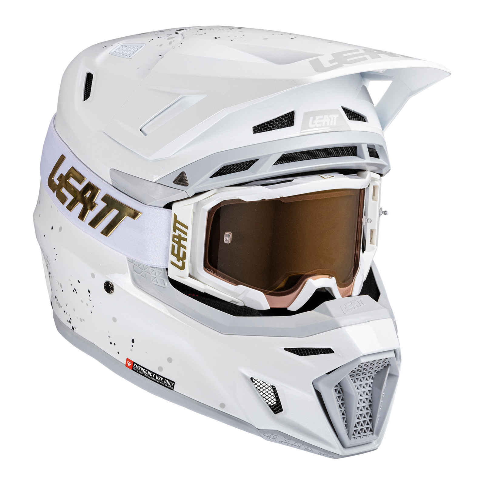 Leatt 2025 8.5 Helmet Kit - White (M/57-58cm)