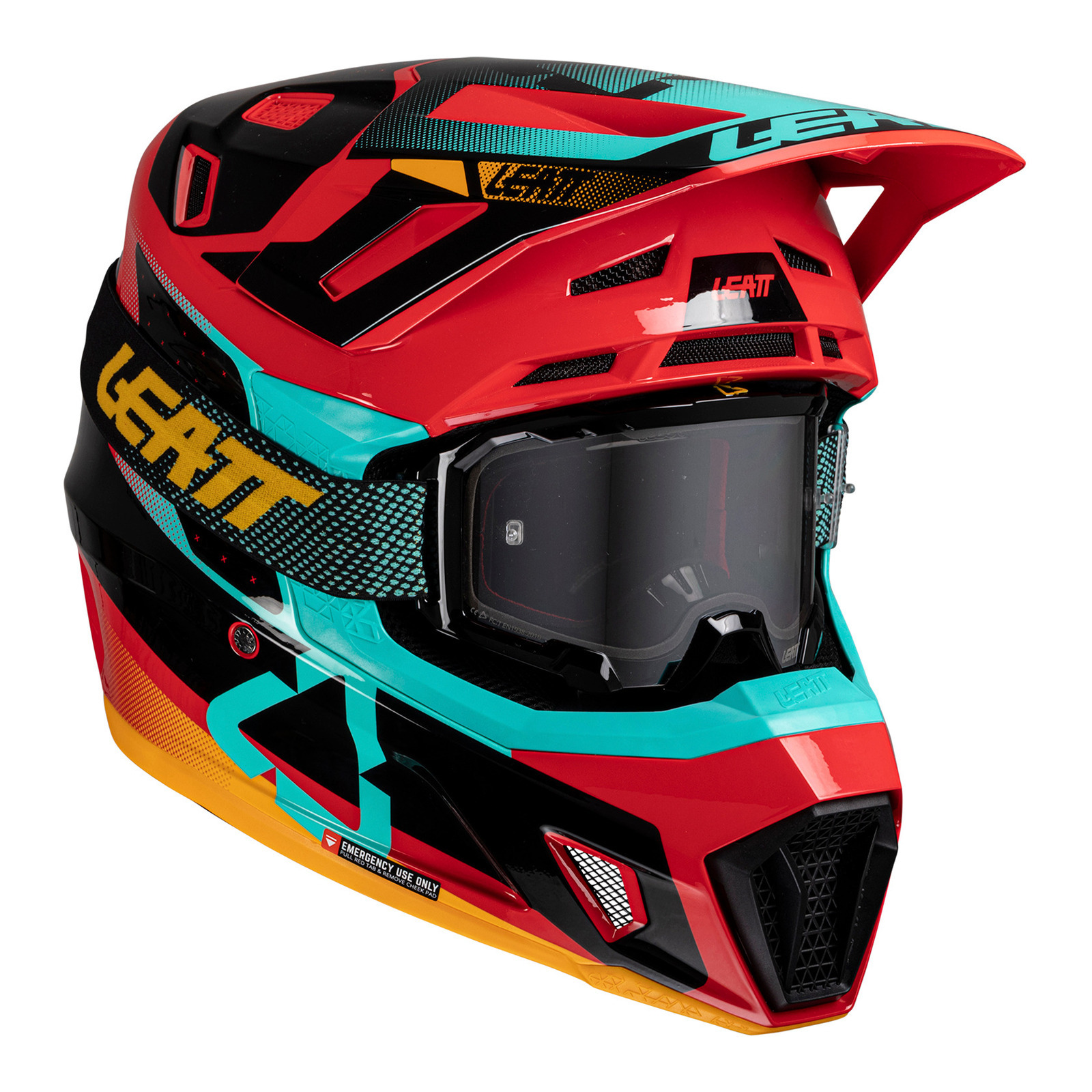 Leatt 2025 7.5 Helmet Kit - Red (S/55-56cm)