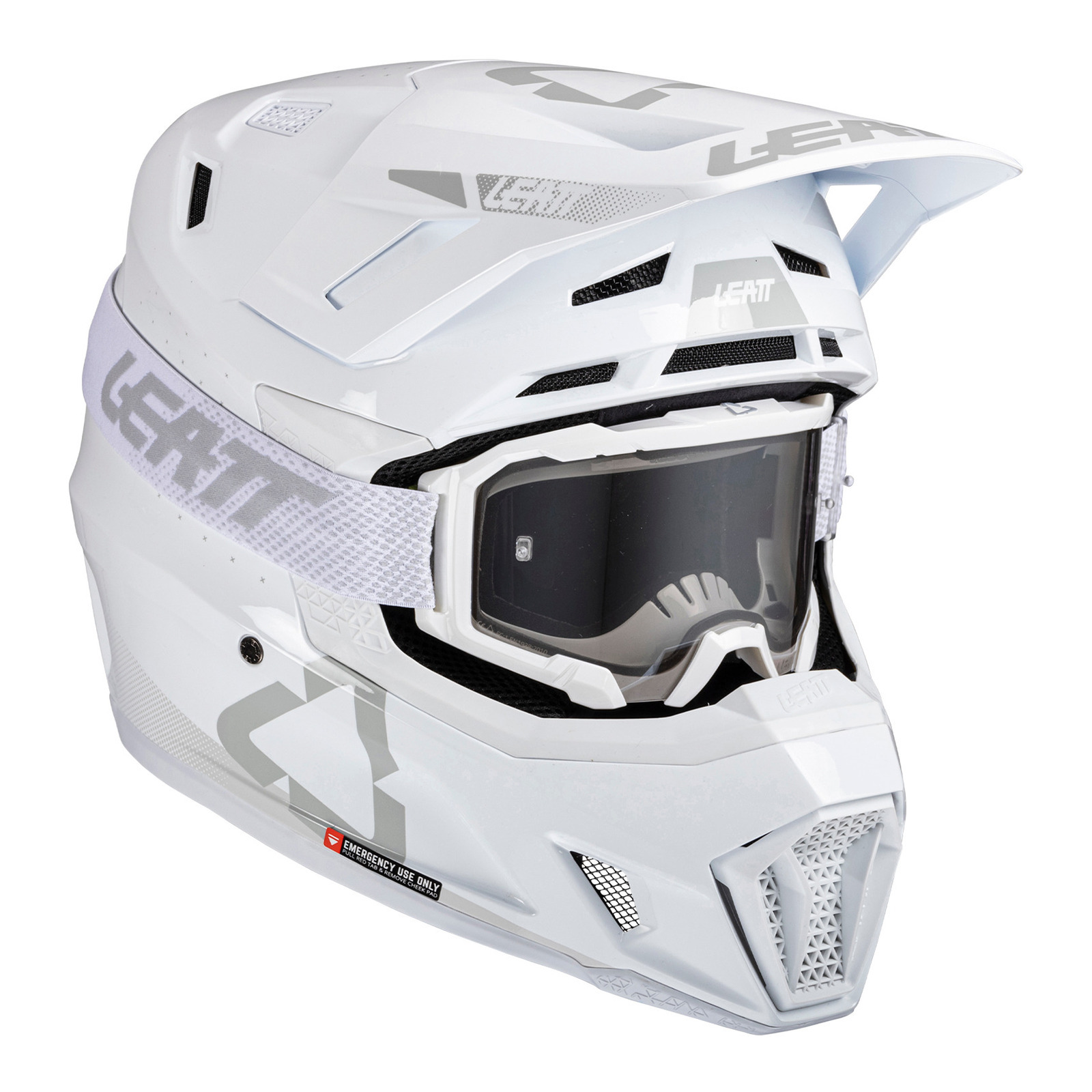 Leatt 2025 7.5 Helmet Kit - White (L/59-60cm)