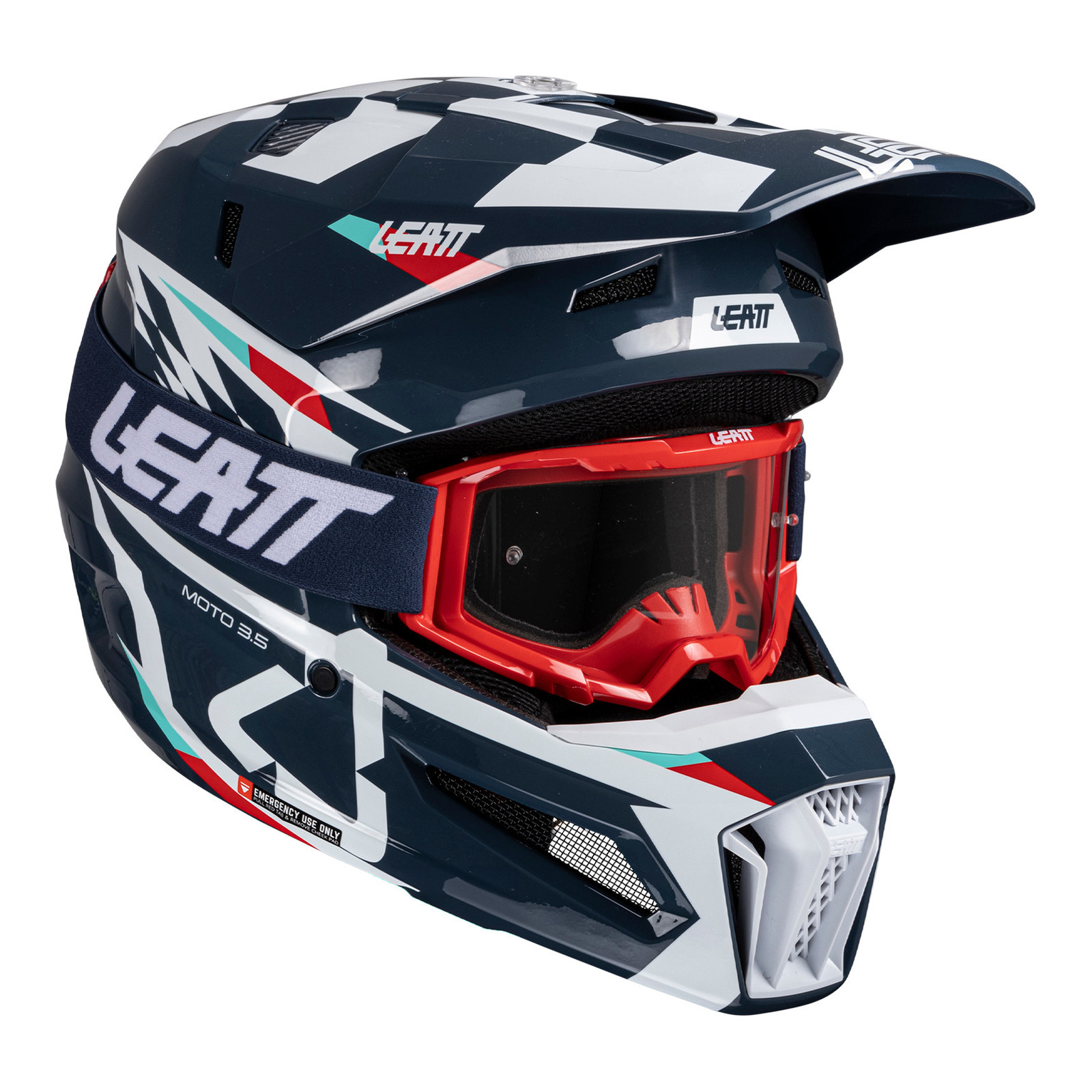 Leatt 2025 3.5 Helmet Kit - Blue (XS/53-54cm)