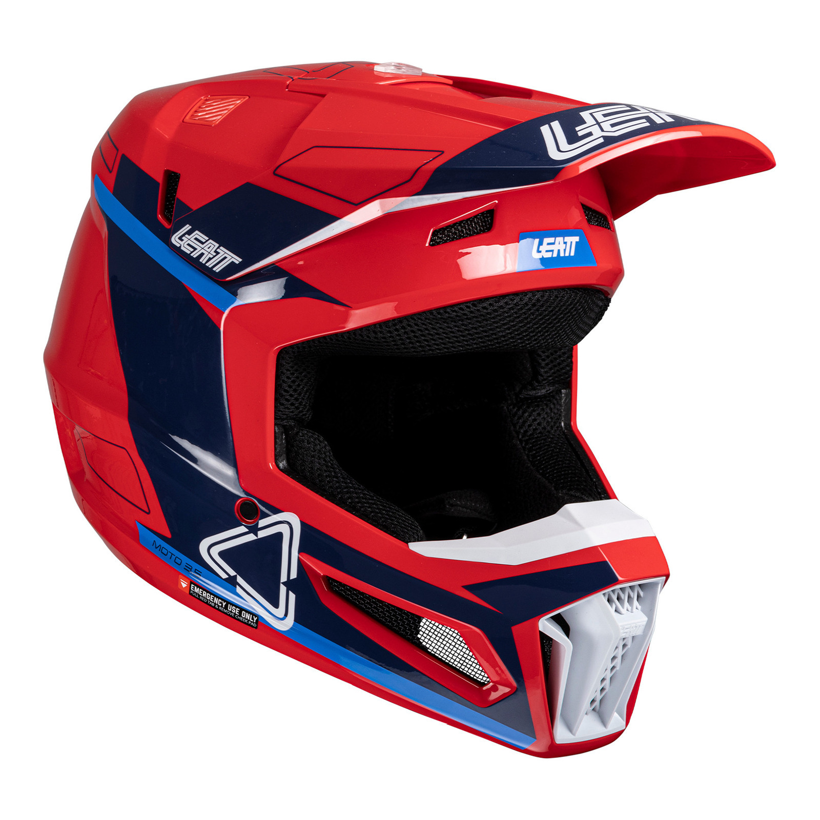 Leatt 2025 3.5 Junior Helmet Kit - Royal (M/51-52cm)