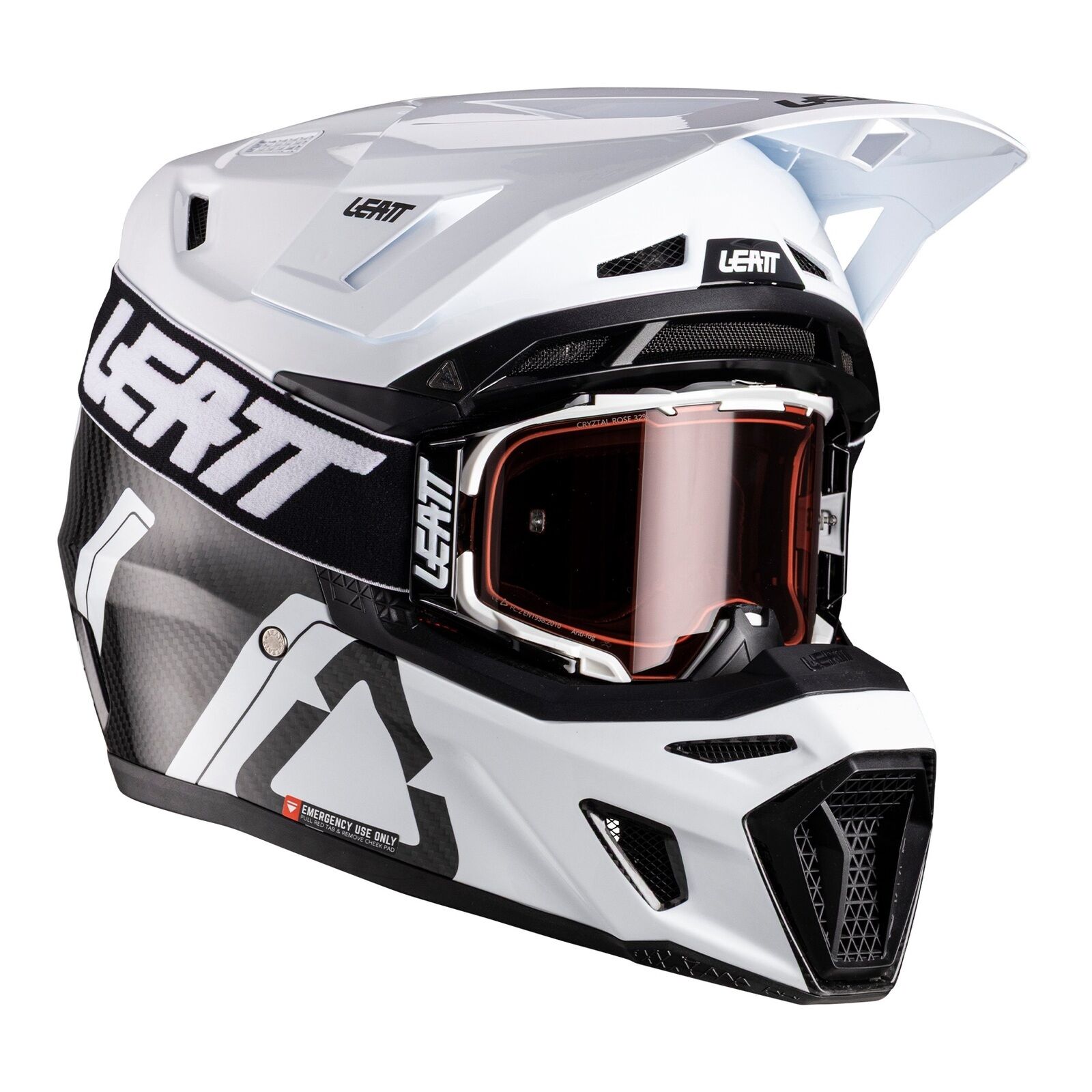 Leatt 9.5 Helmet Kit - Carbon / White (M)