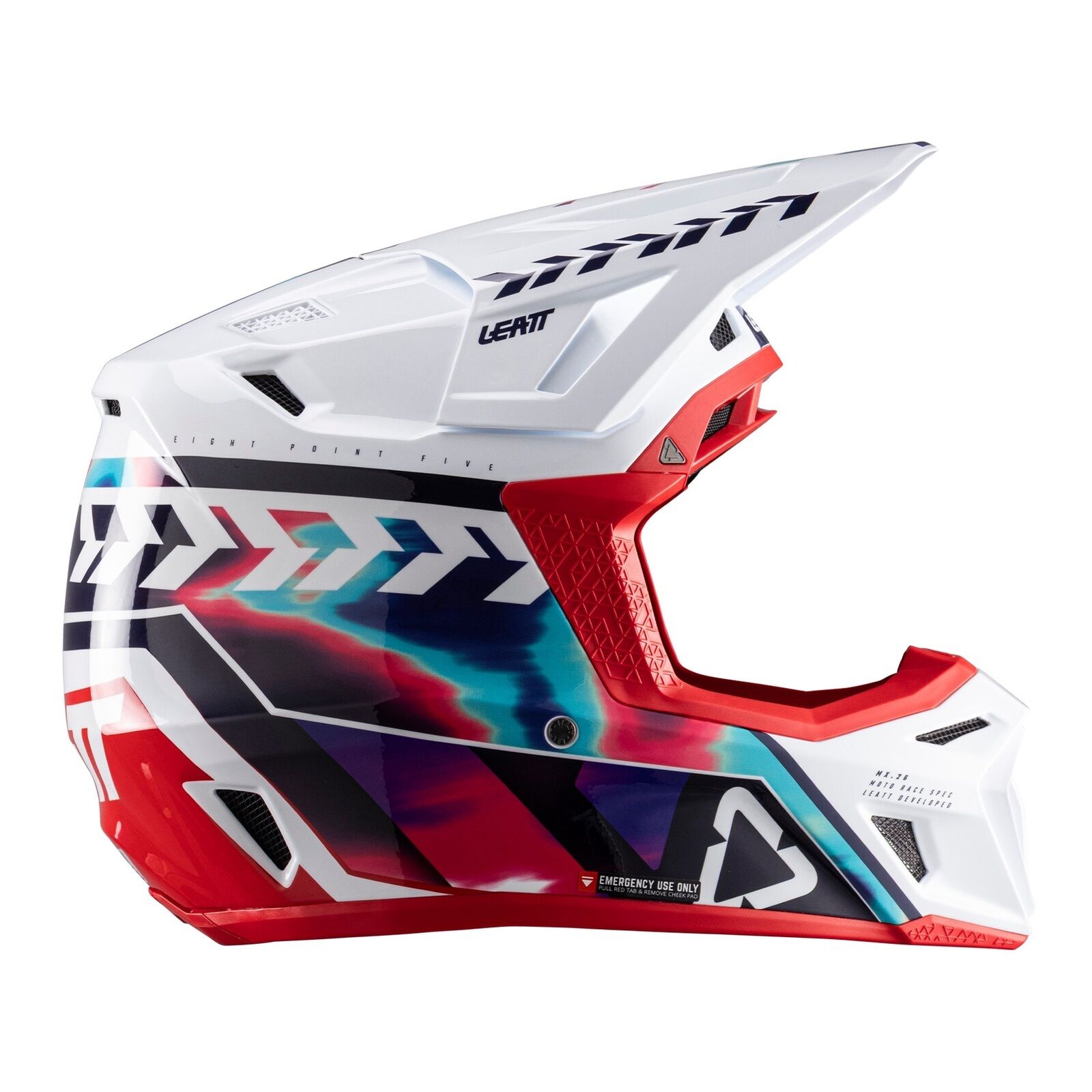 Leatt 8.5 Helmet Kit - Royal Blue / Red (M)