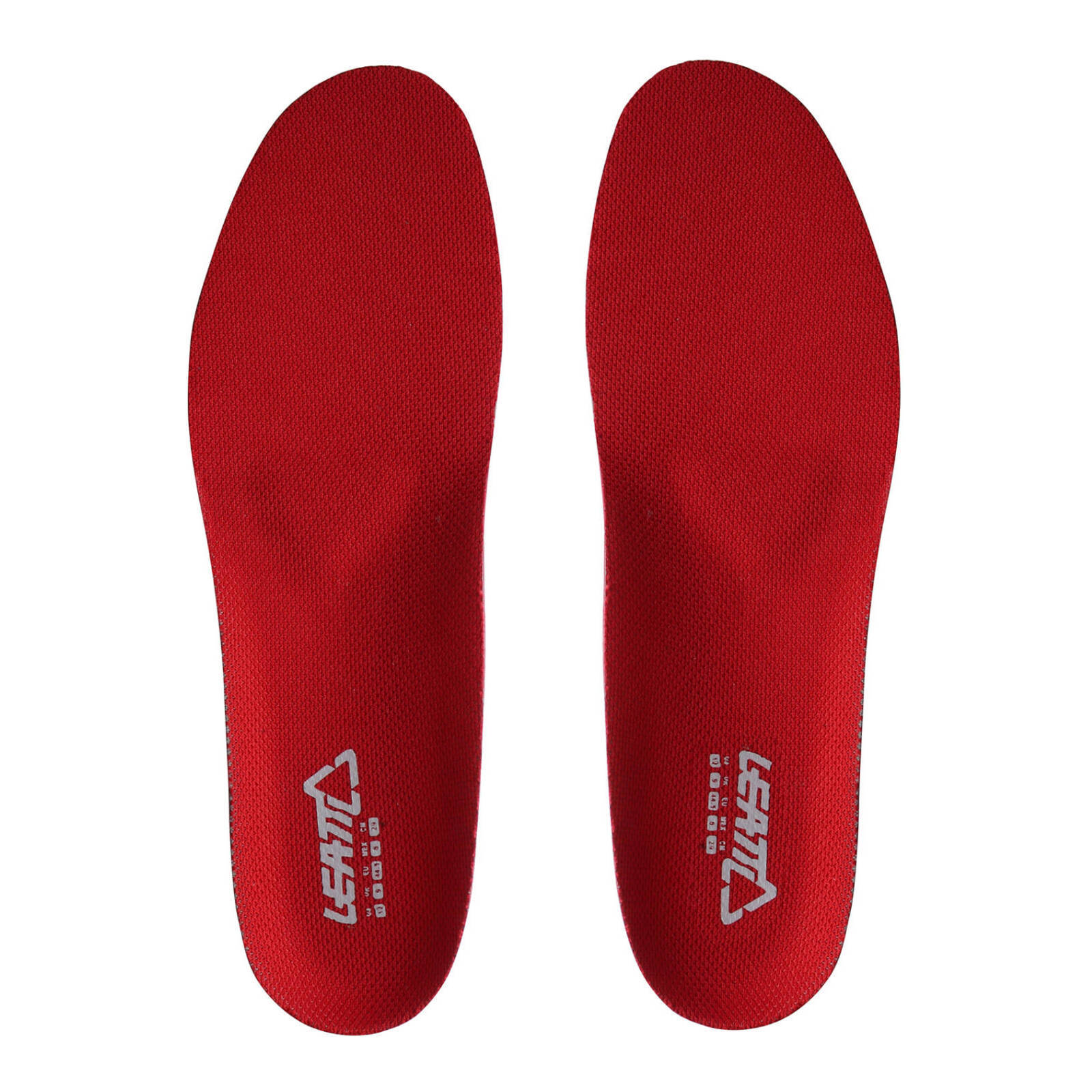 Leatt 4.5/5.5 Footbed - Red  Pair (US8)