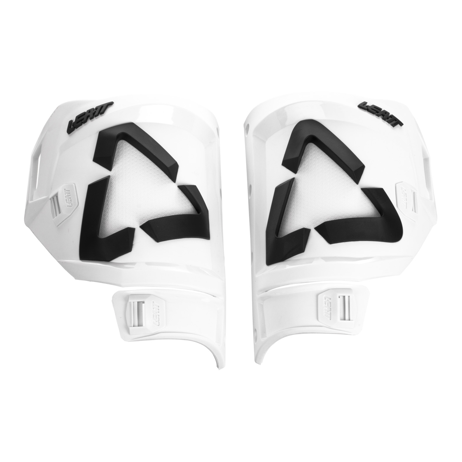 Leatt Shin Plate Kit 5.5 White/Black - Pair (US12/13)