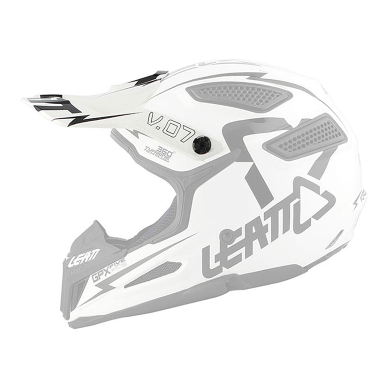 Leatt Peak GPX 5.5 Junior V07 White/Black