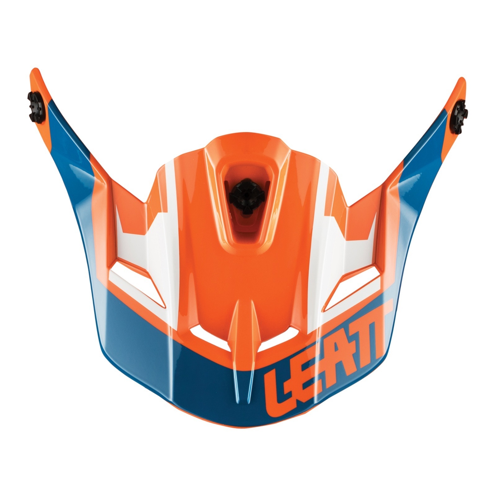 Leatt GPX 4.5 Junior Helmet Peak V22- Orange / Denim