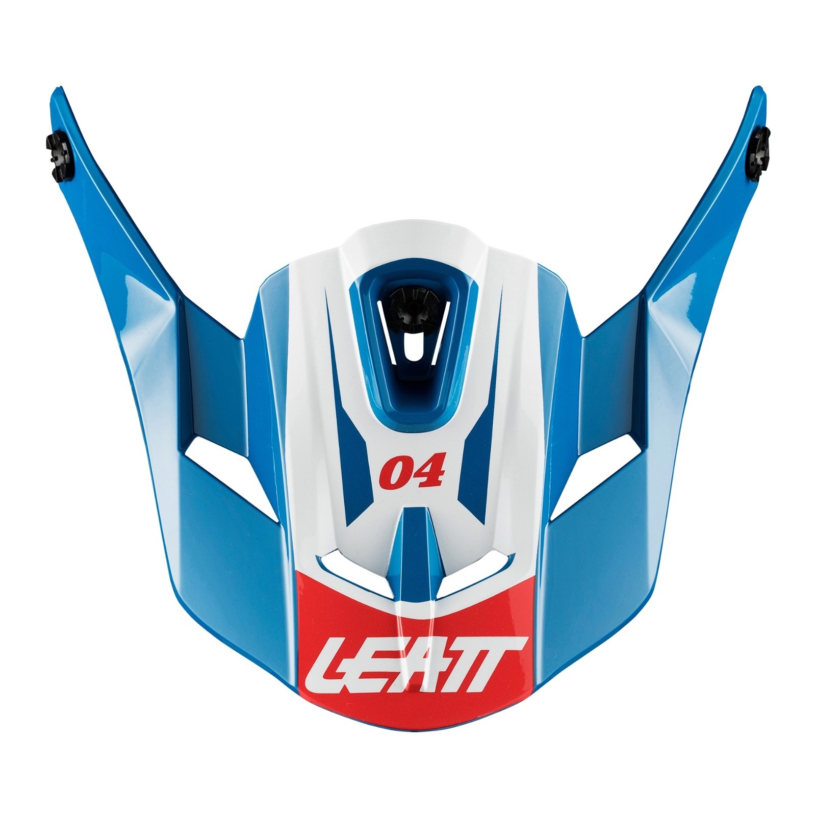 Leatt GPX 4.5 Helmet Peak V25 - Blue / White (XS/S)