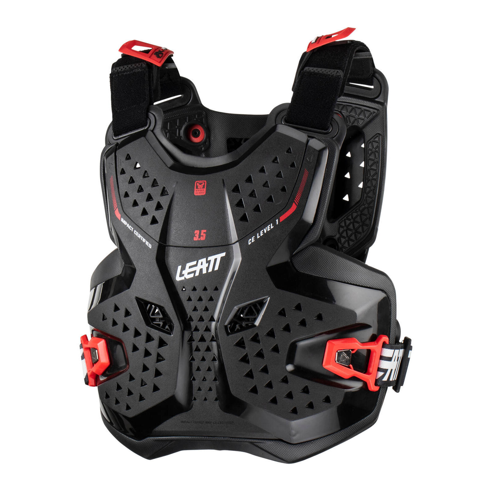 Leatt 3.5 Junior Chest Protector - Black / Red (L/XL/147-159cm)