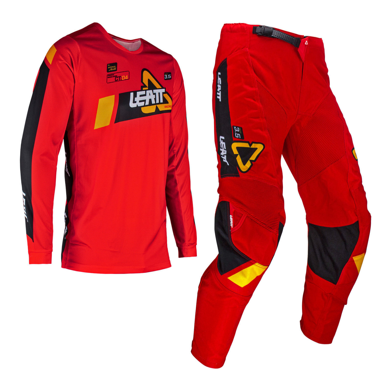 Leatt 2024 3.5 Junior Ride Kit - Red (YXL/160cm)
