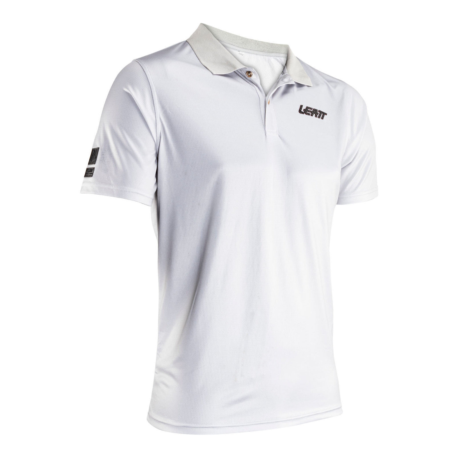 Leatt Team Short Polo Shirt - Steel (M)