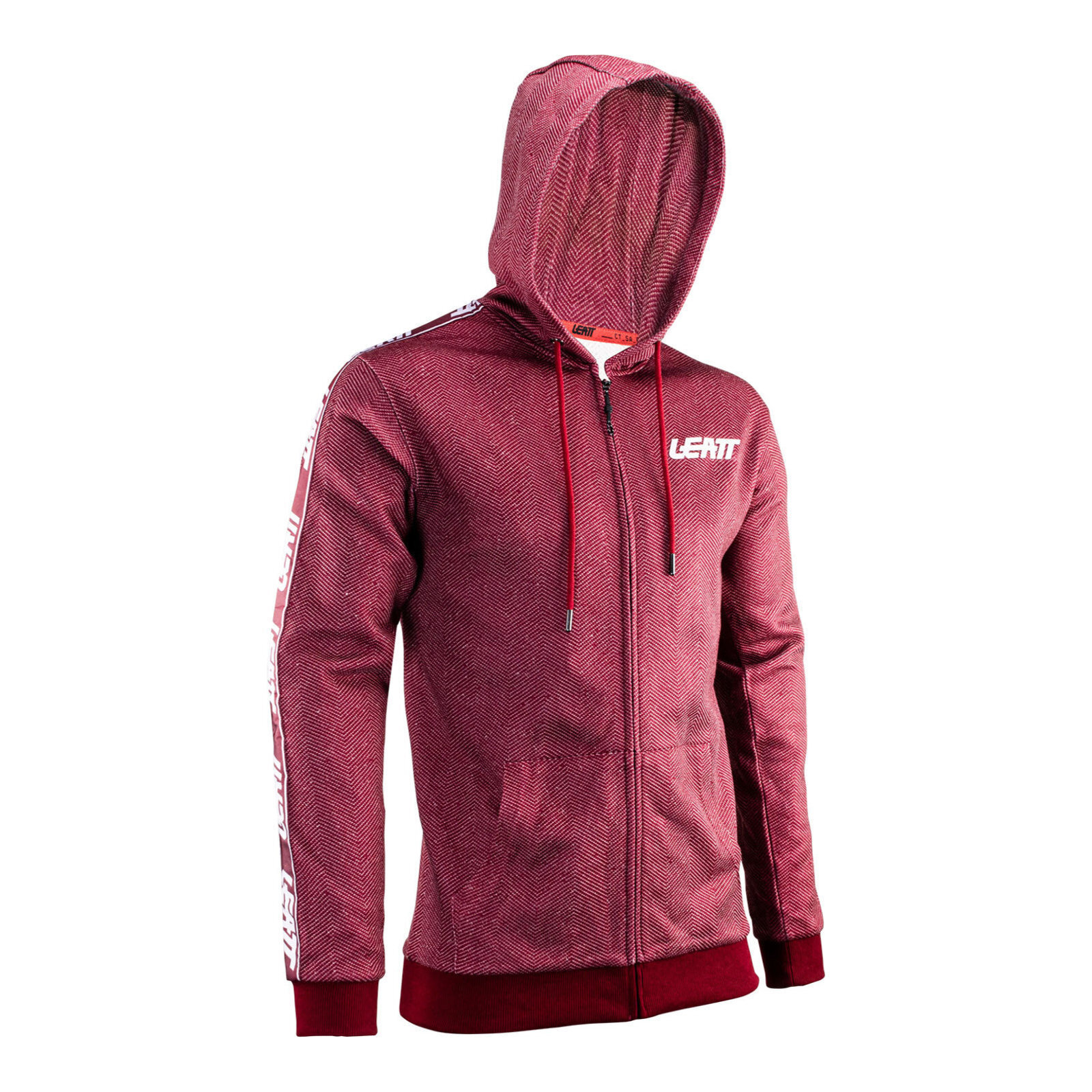 Leatt Premium Zip Hoodie - Ruby (S)