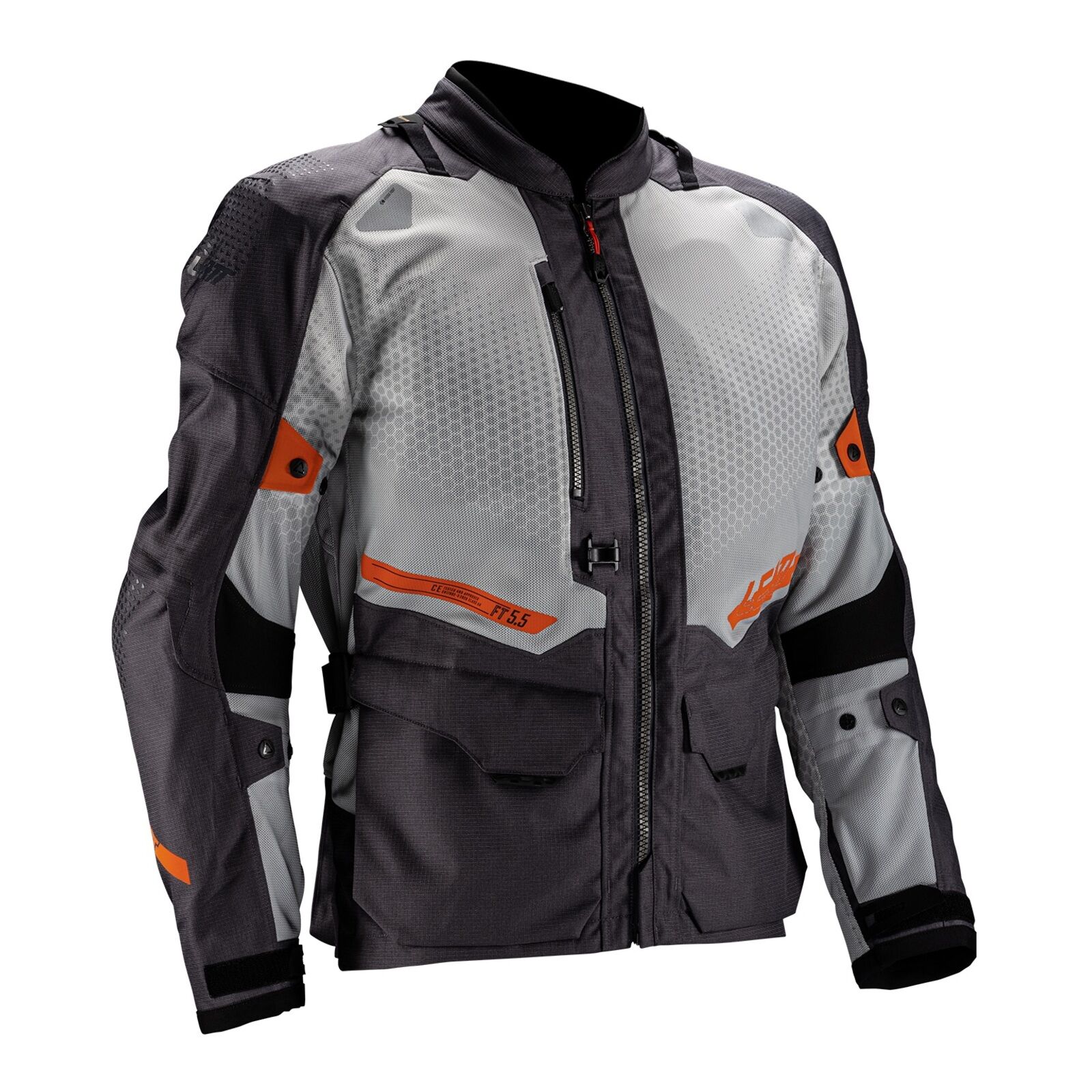 Leatt 5.5 ADV FlowTour Jacket - Iron (XL/US44/EU54)