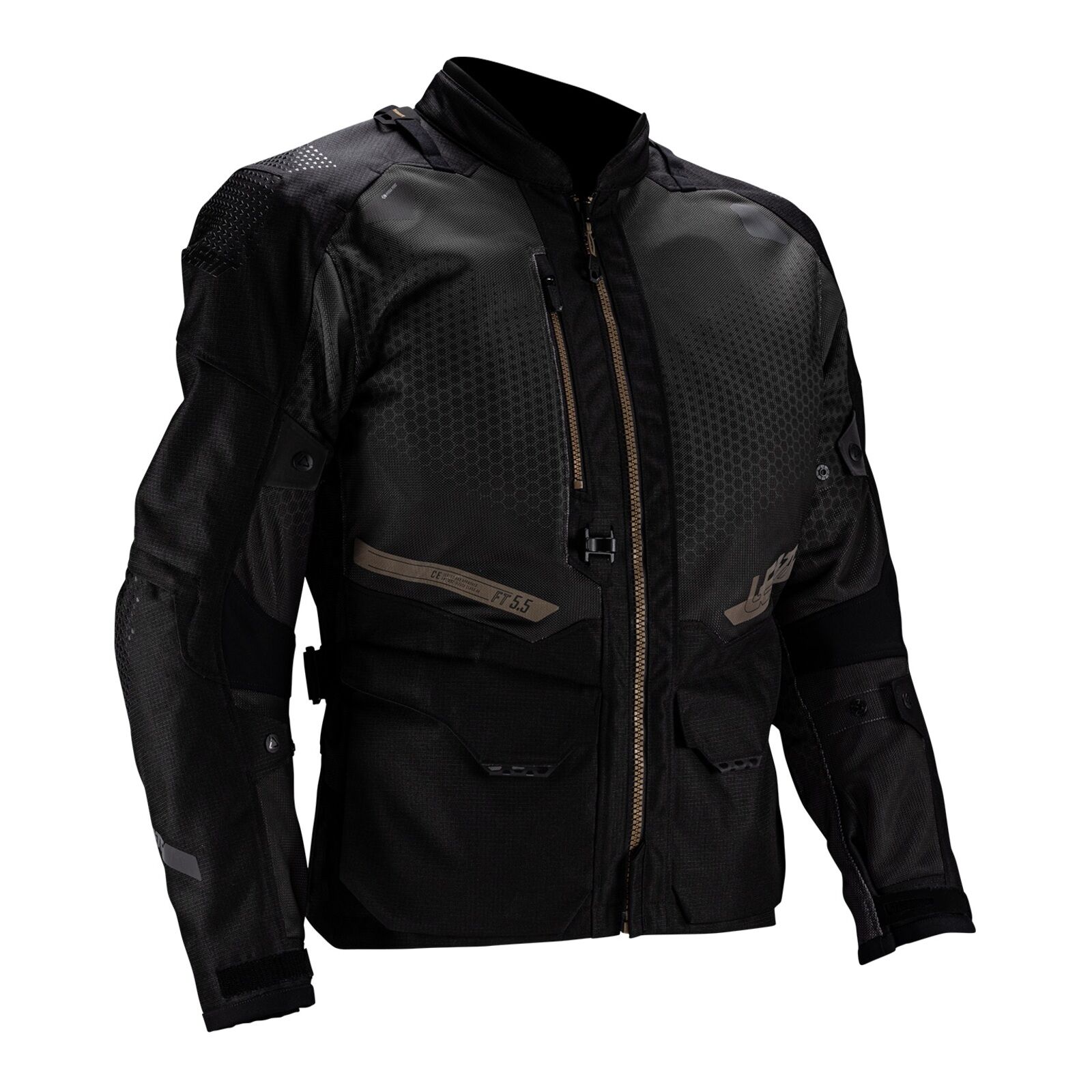 Leatt 5.5 ADV FlowTour Jacket - Stealth (M/US40/EU50)