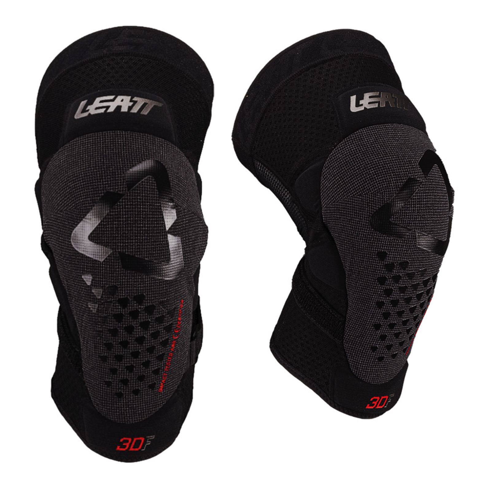 Leatt 3DF 5.0 Knee Guard FastFit Evo - Black (S/M)