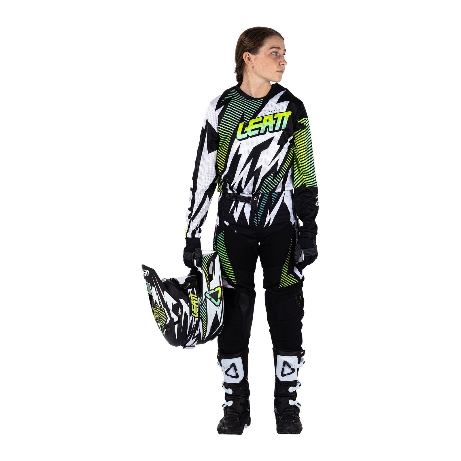 Leatt 3.5 Ride Kit Junior - Storm Teal (M/EU130/140CM)