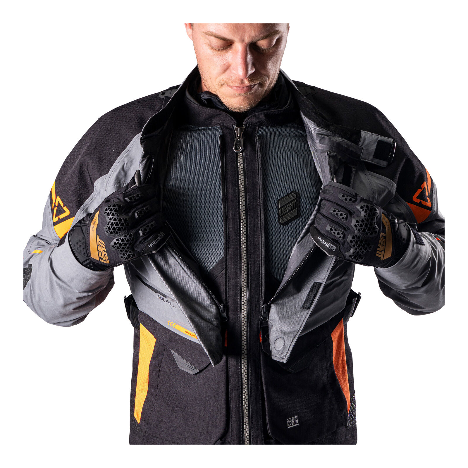 Leatt 8.5 ADV Multitour Jacket - Iron / Grey (XL/US44/EU54)