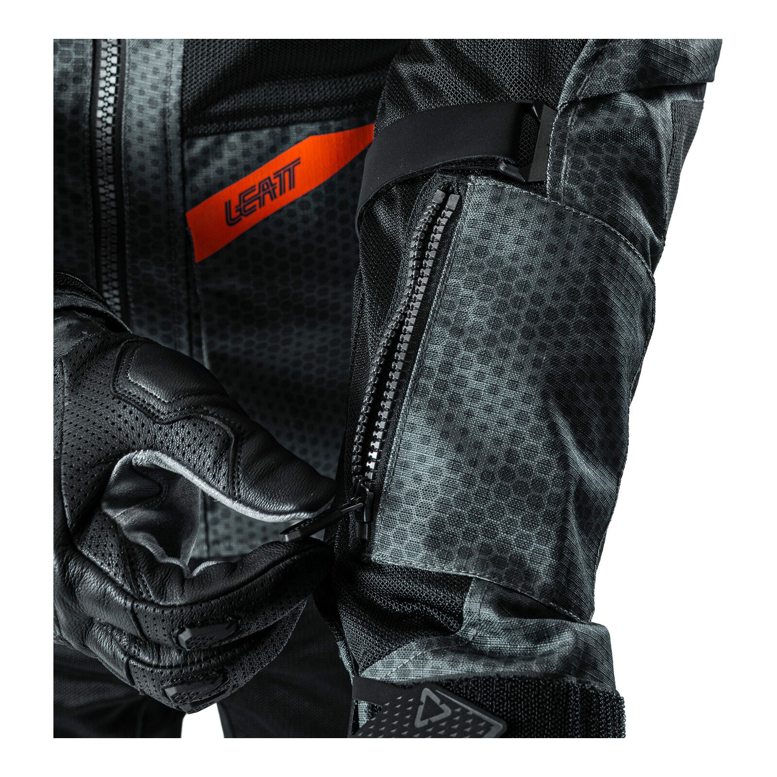 Leatt 4.5 ADV FlowTour Jacket (Short) - Iron / Grey (2XL/US46/EU56)