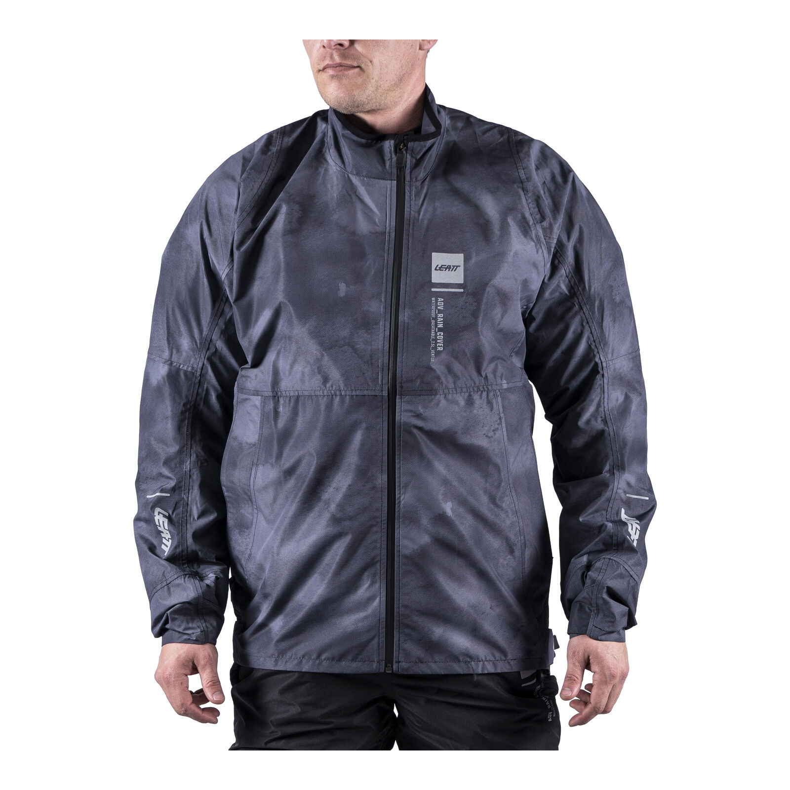 Leatt ADV Rain Cover Jacket - Camo Black / Grey (4XL/US50/EU60)