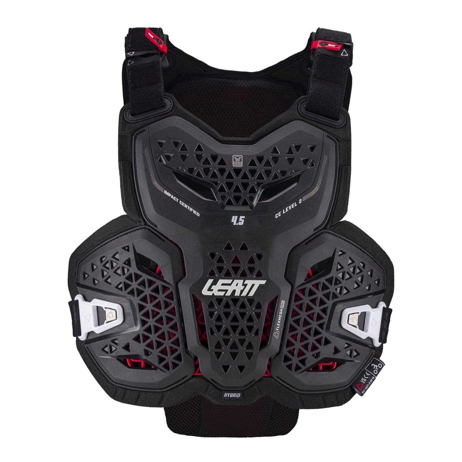 Leatt 4.5 Chest Protector Hybrid - Black (S/M 160-172cm)