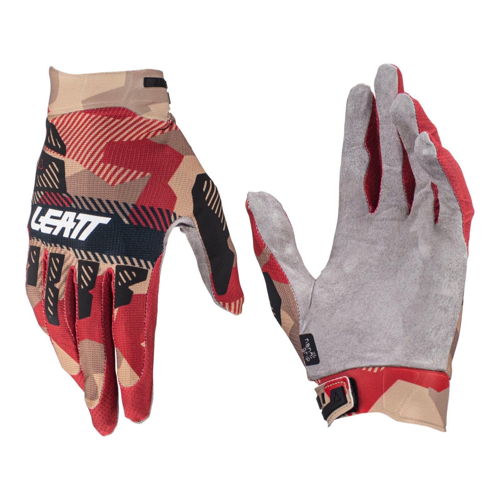 Leatt 2024 2.5 X-Flow Moto Glove - Rubystone (S)