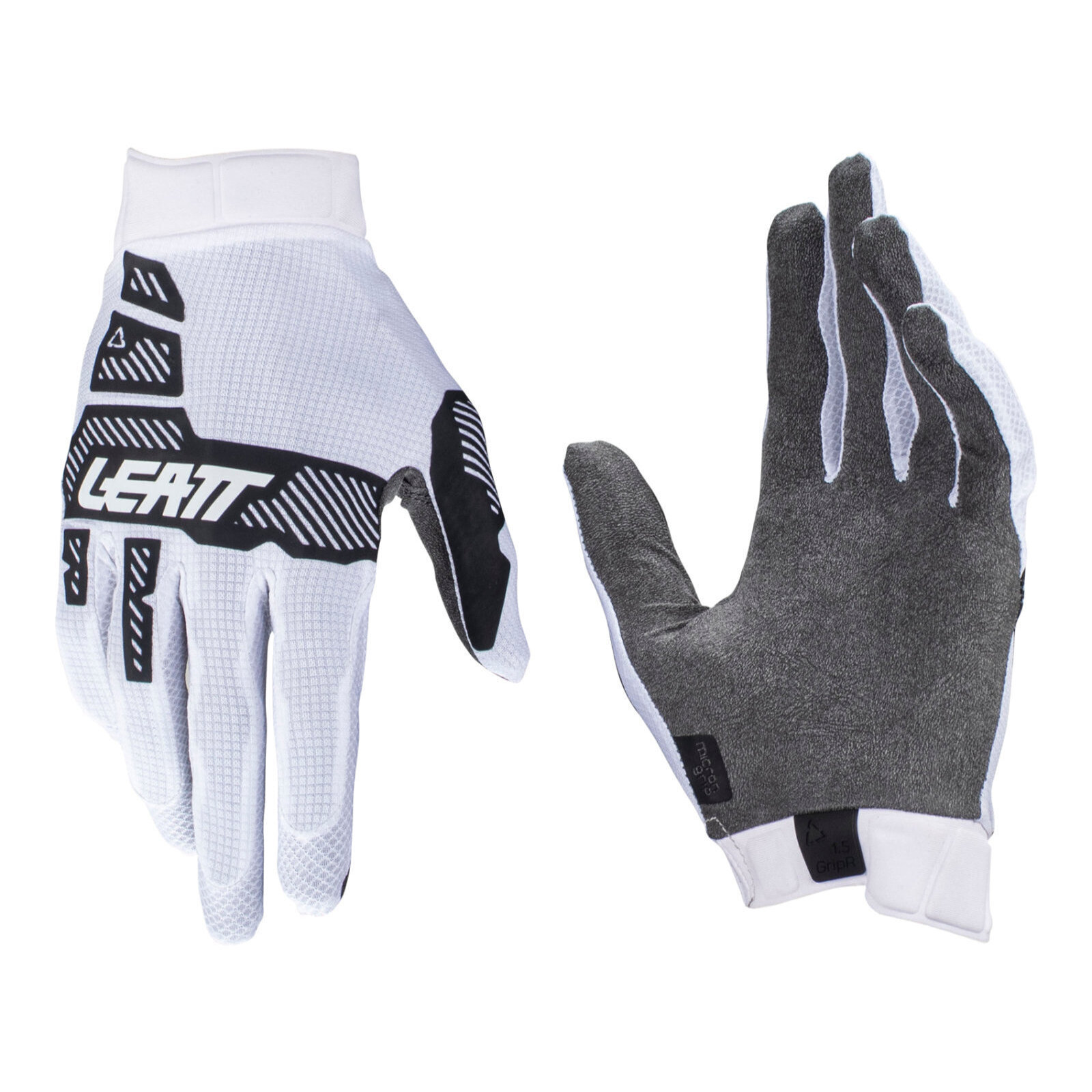 Leatt 2024 1.5 GripR Moto Glove - White (M)