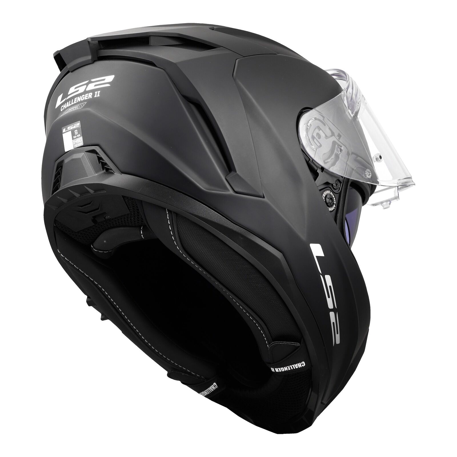 LS2 FF817 Challenger II Solid Helmet Ð Matte Black (M)