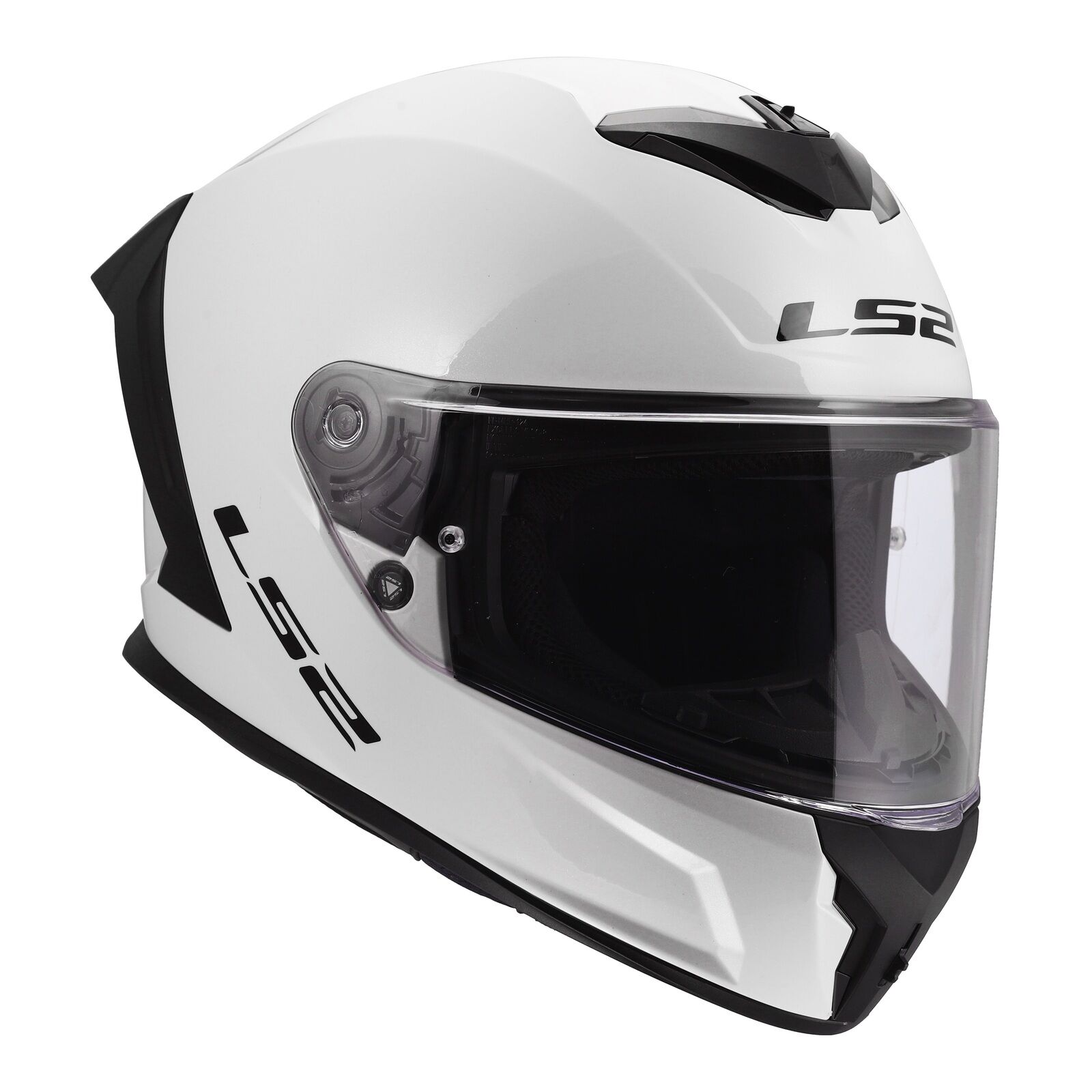 LS2 FF820 Rapid III Solid Helmet Ð Gloss White (L)