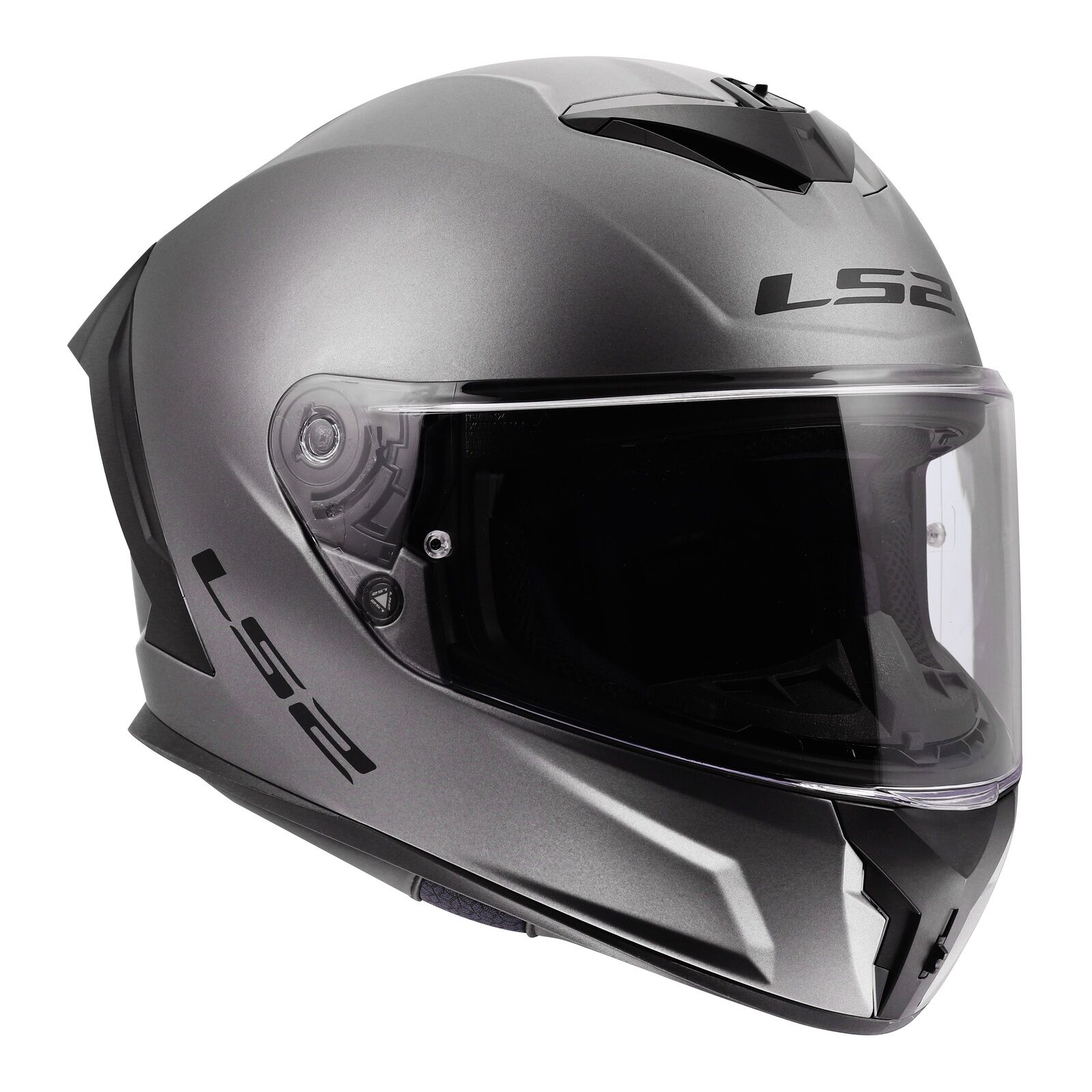 LS2 FF820 Rapid III Solid Helmet Ð Matte Titanium (L)
