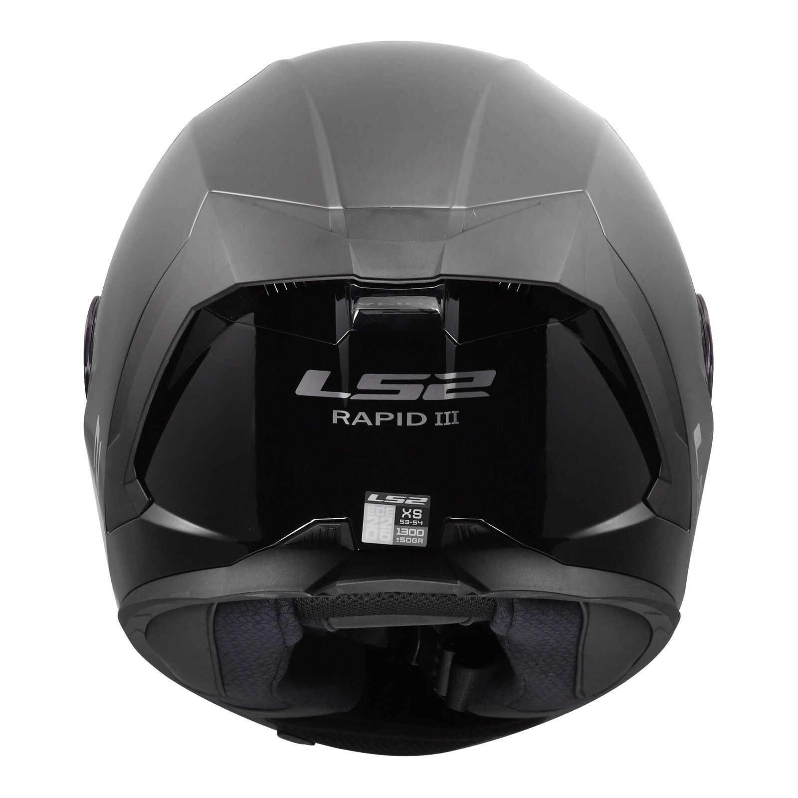 LS2 FF820 Rapid III Solid Helmet Ð Gloss Black (S)