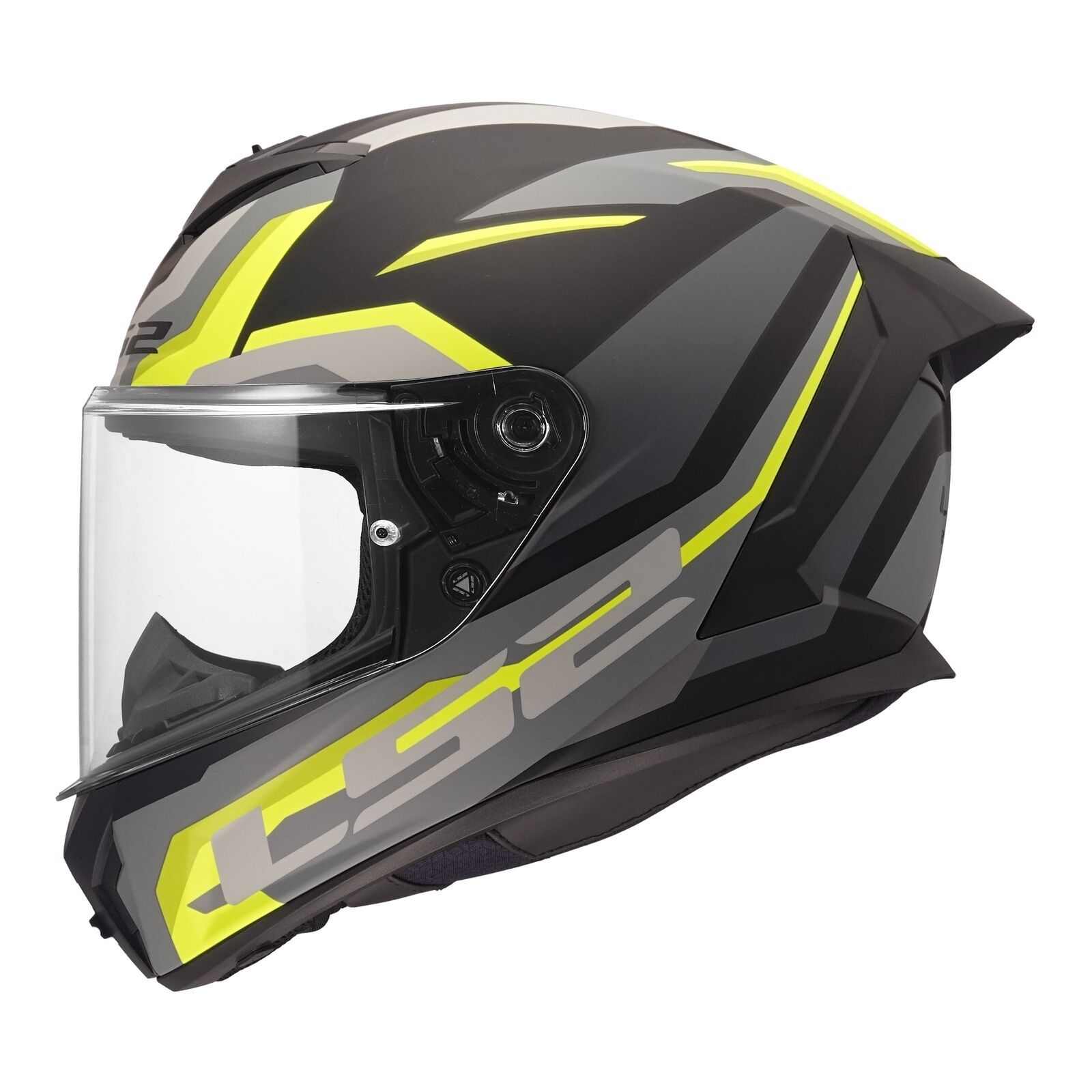 LS2 FF820 Rapid III Hyper Helmet Ð Black / Hi-Vis Yellow (XL)
