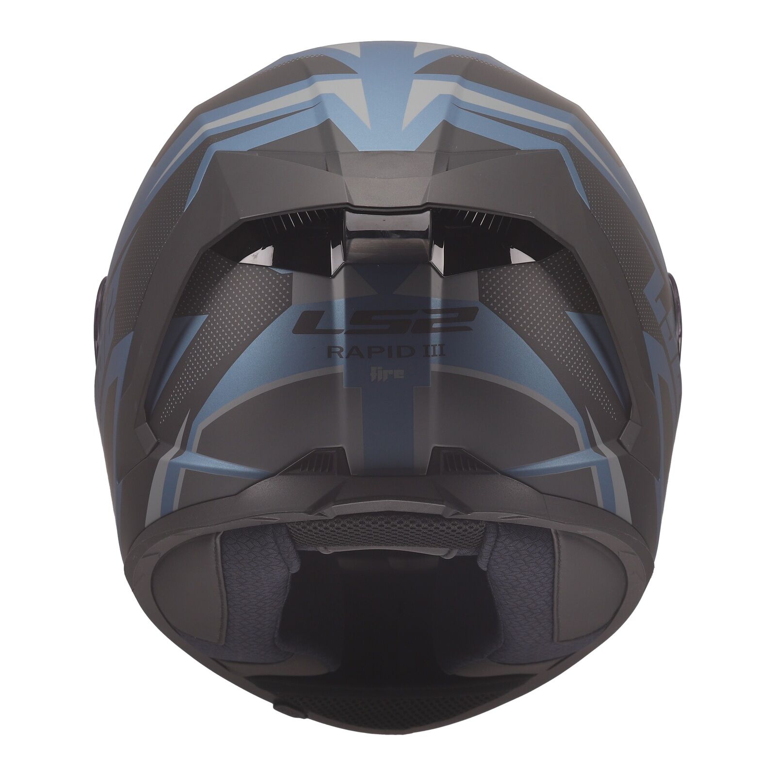 LS2 FF820 Rapid III Xtrem Helmet Ð Black / Blue / Petrol (L)