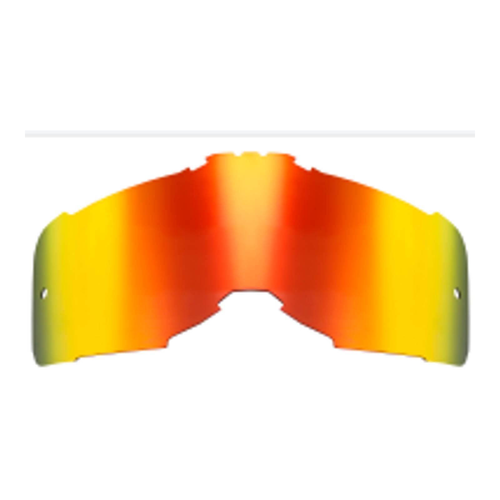 LS2 Aura Goggle - Red with Iridium Lens