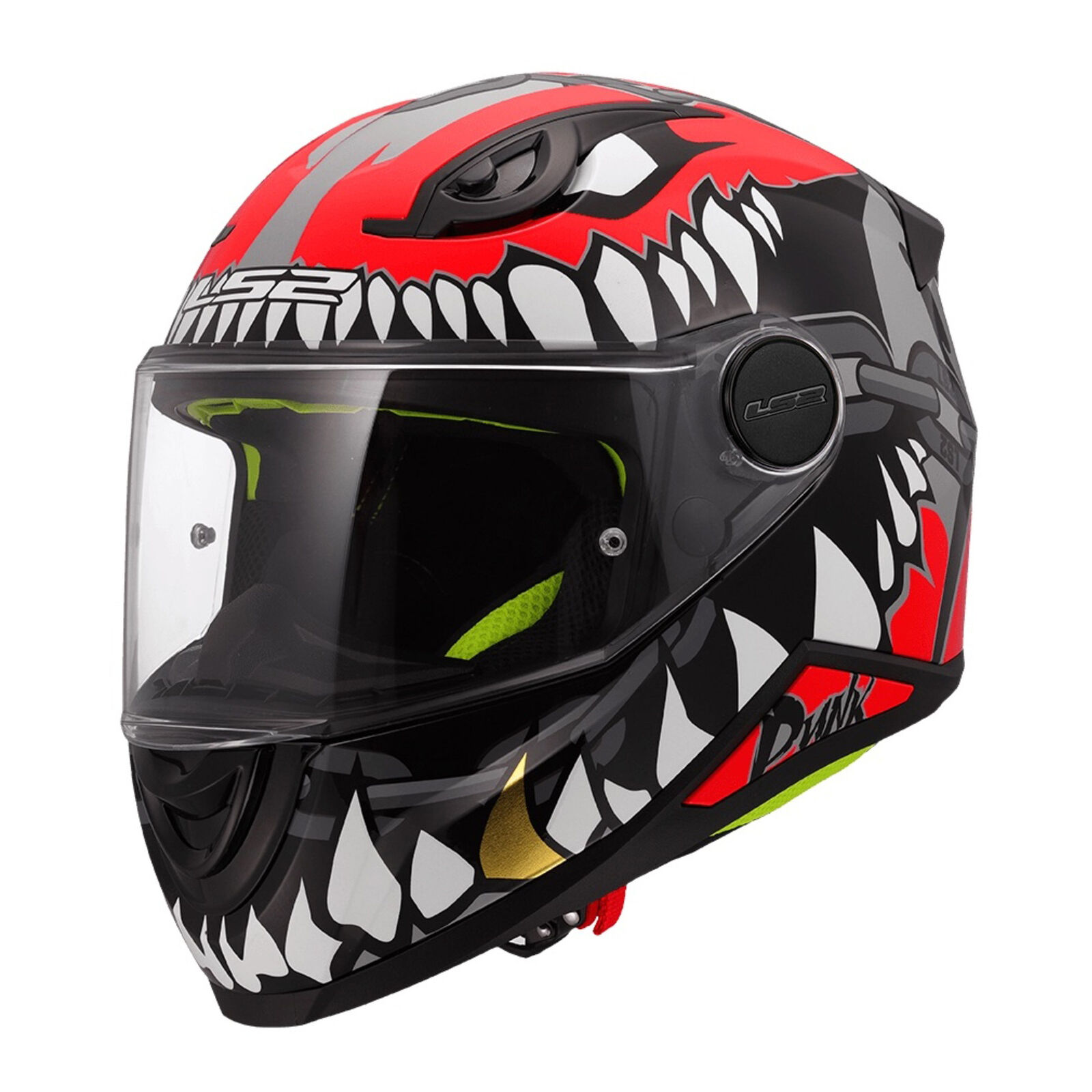 LS2 FF812 KID Helmet - Punk Grey / Red (S)