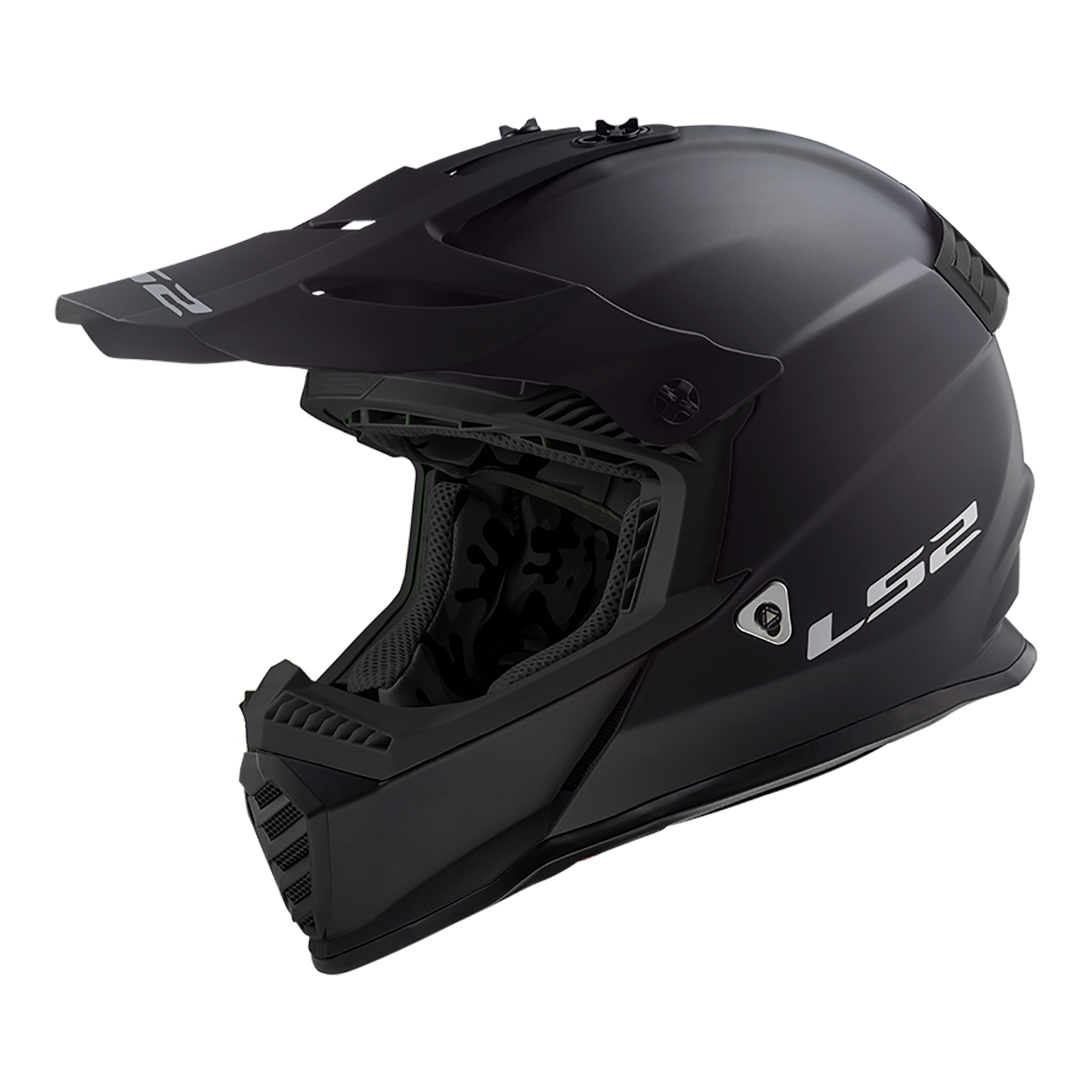 LS2 MX437 Fast Evo (XL) - Matte Black