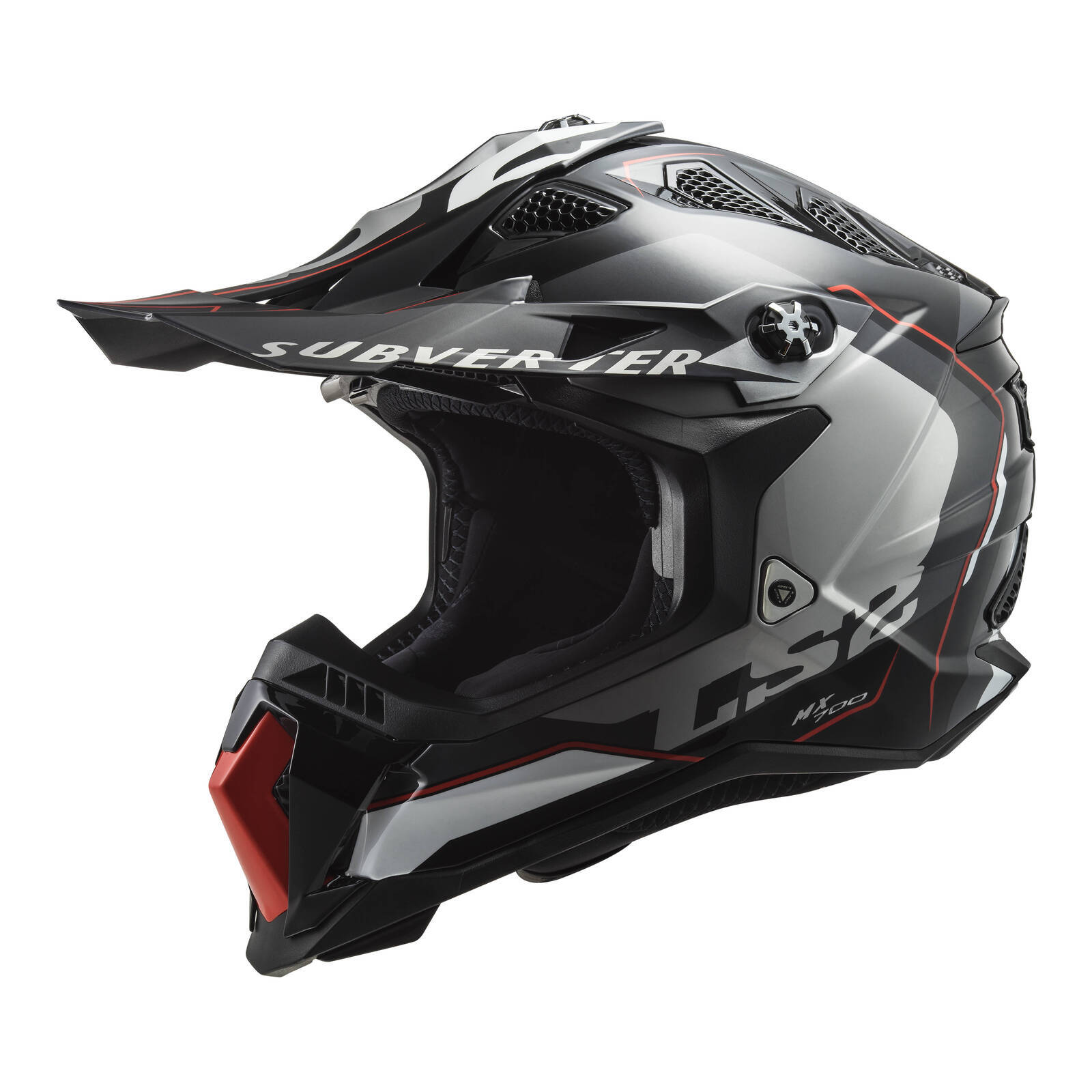 LS2 MX700 Subverter Evo II (L) Arched - Black / Titanium / Sil
