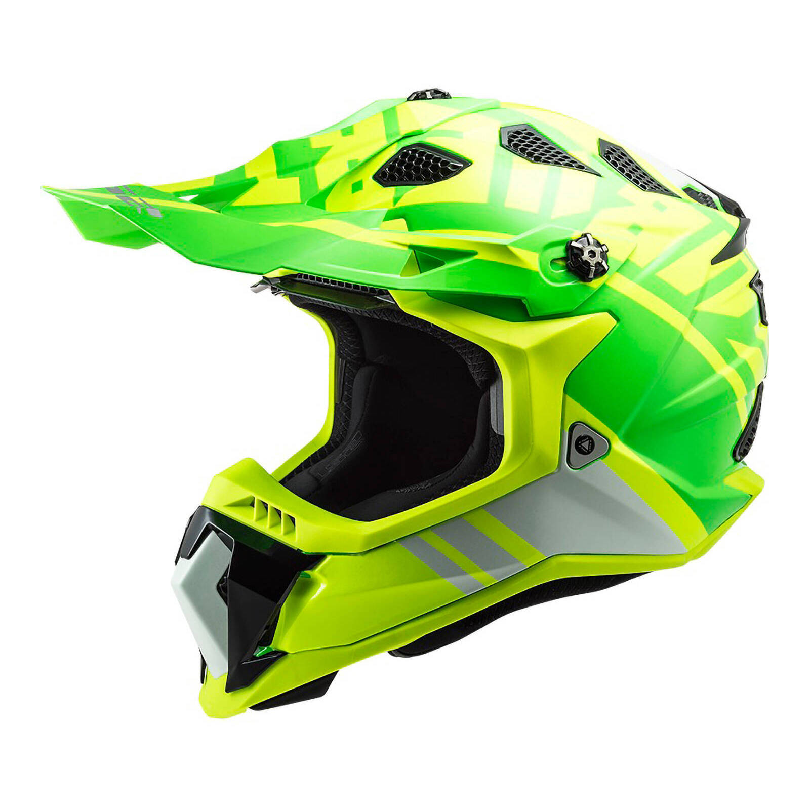 LS2 MX700 Subverter Evo (2XL) Gammax - Green / Hi-Vis Yellow