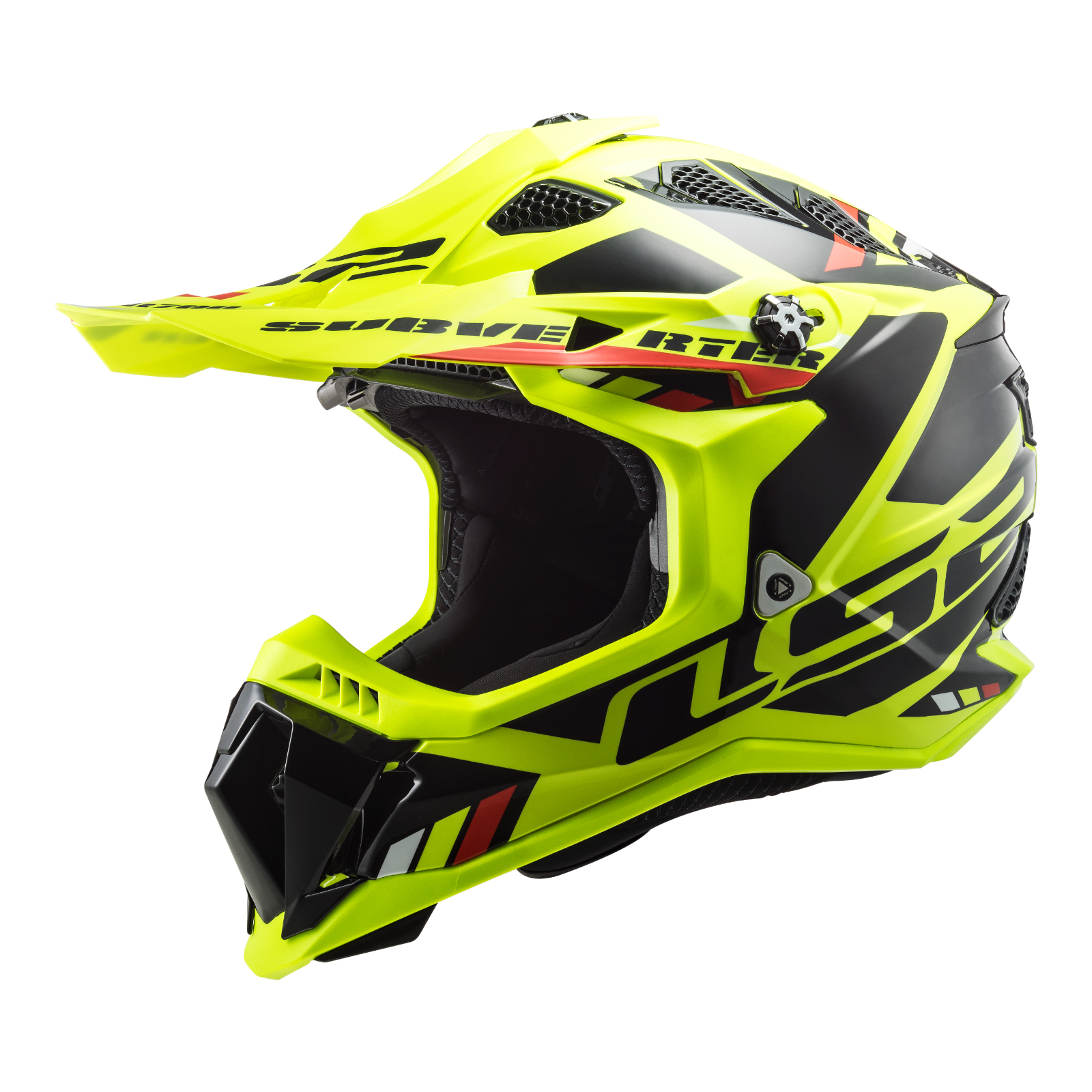 LS2 MX700 Subverter Evo (XS) Stomp - Hi-Vis Yellow / Black 06