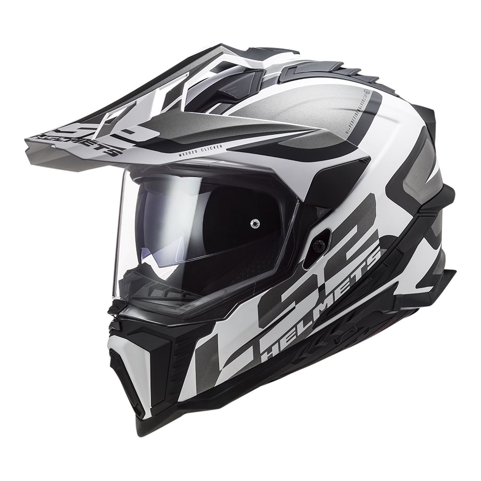 LS2 MX701 Explorer HPFC Alter (XS) Matte Black / White 06