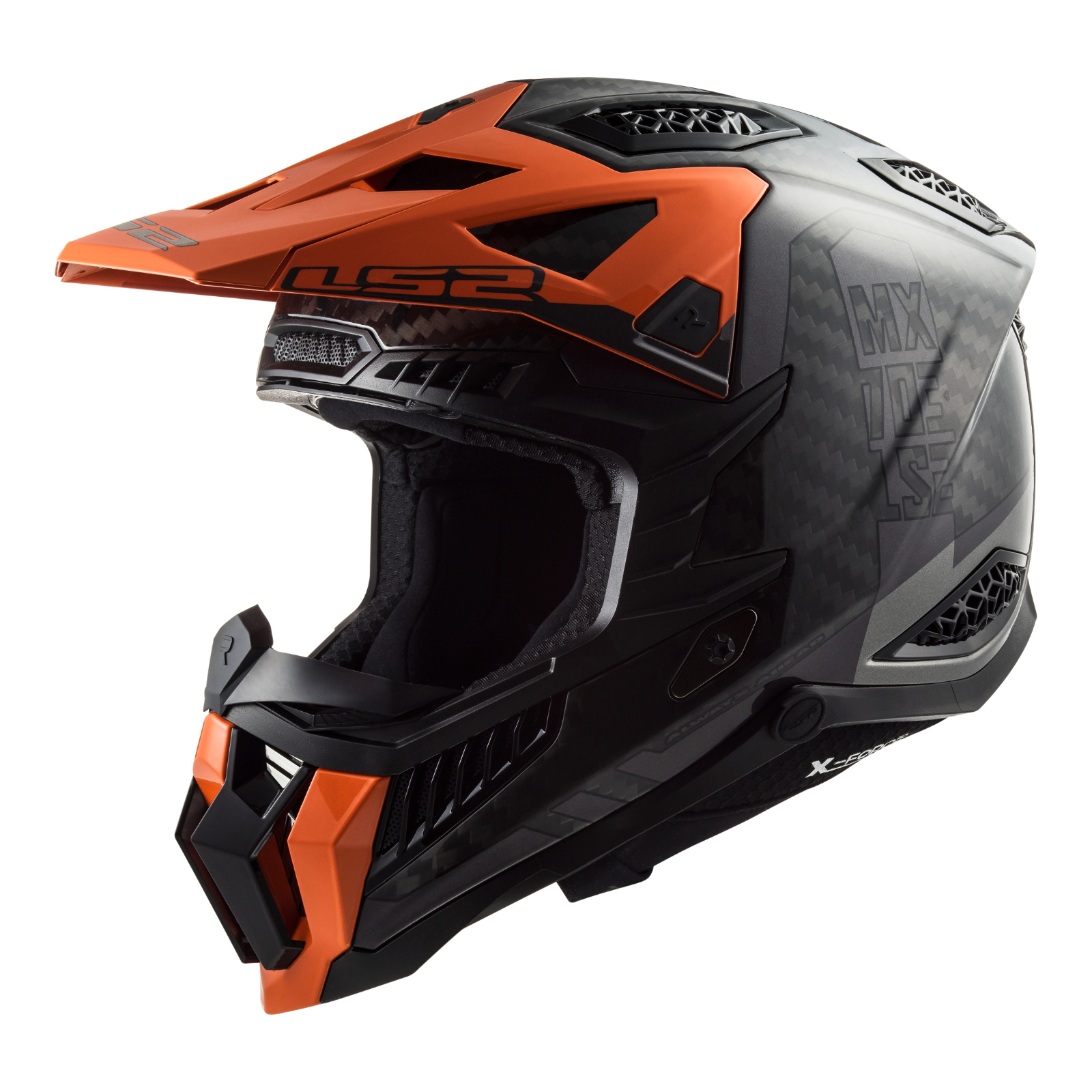 LS2 MX703 C X Force (XS) Victory - Titanium / Orange 06