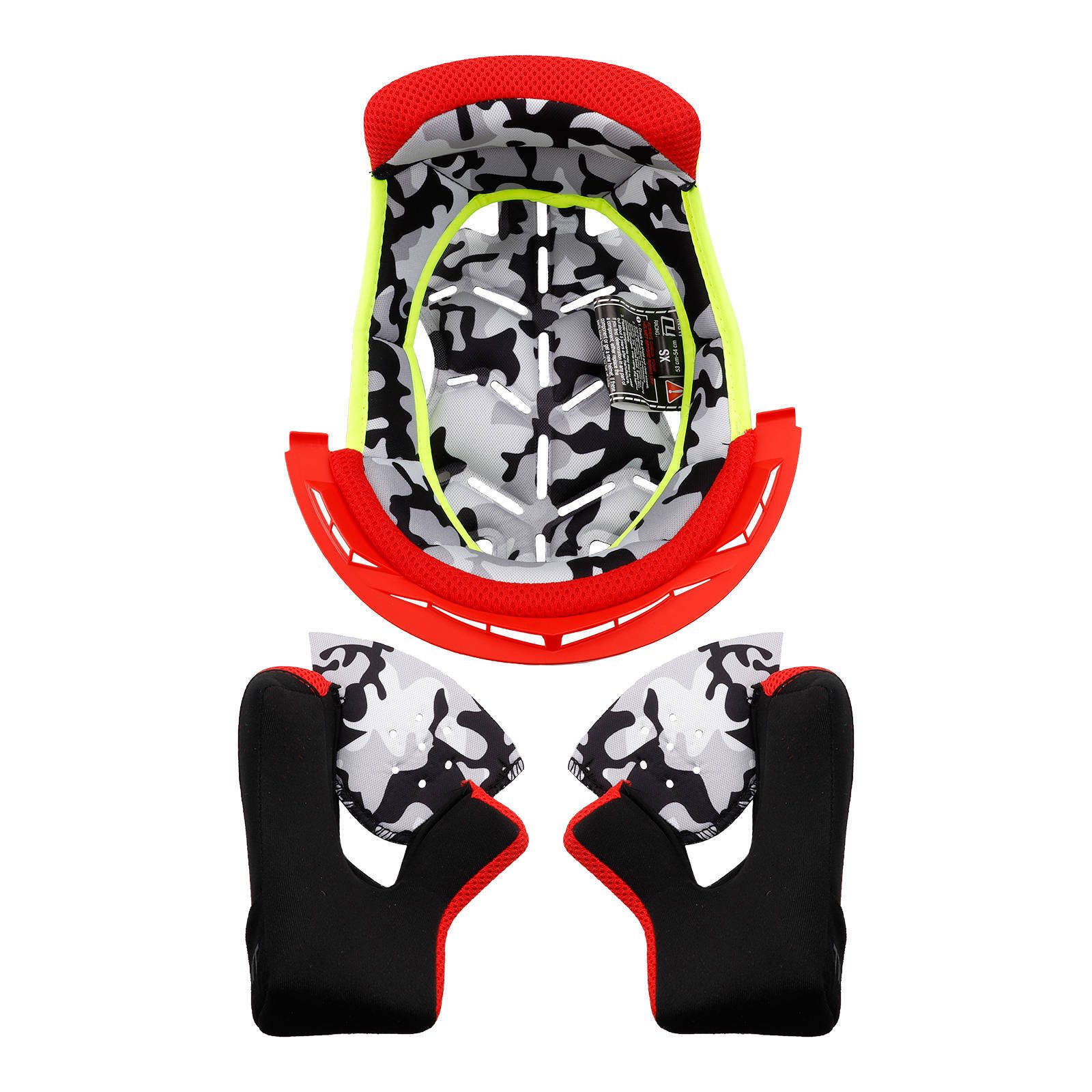 LS2 MX437 Fast Evo Liner - Red (L)