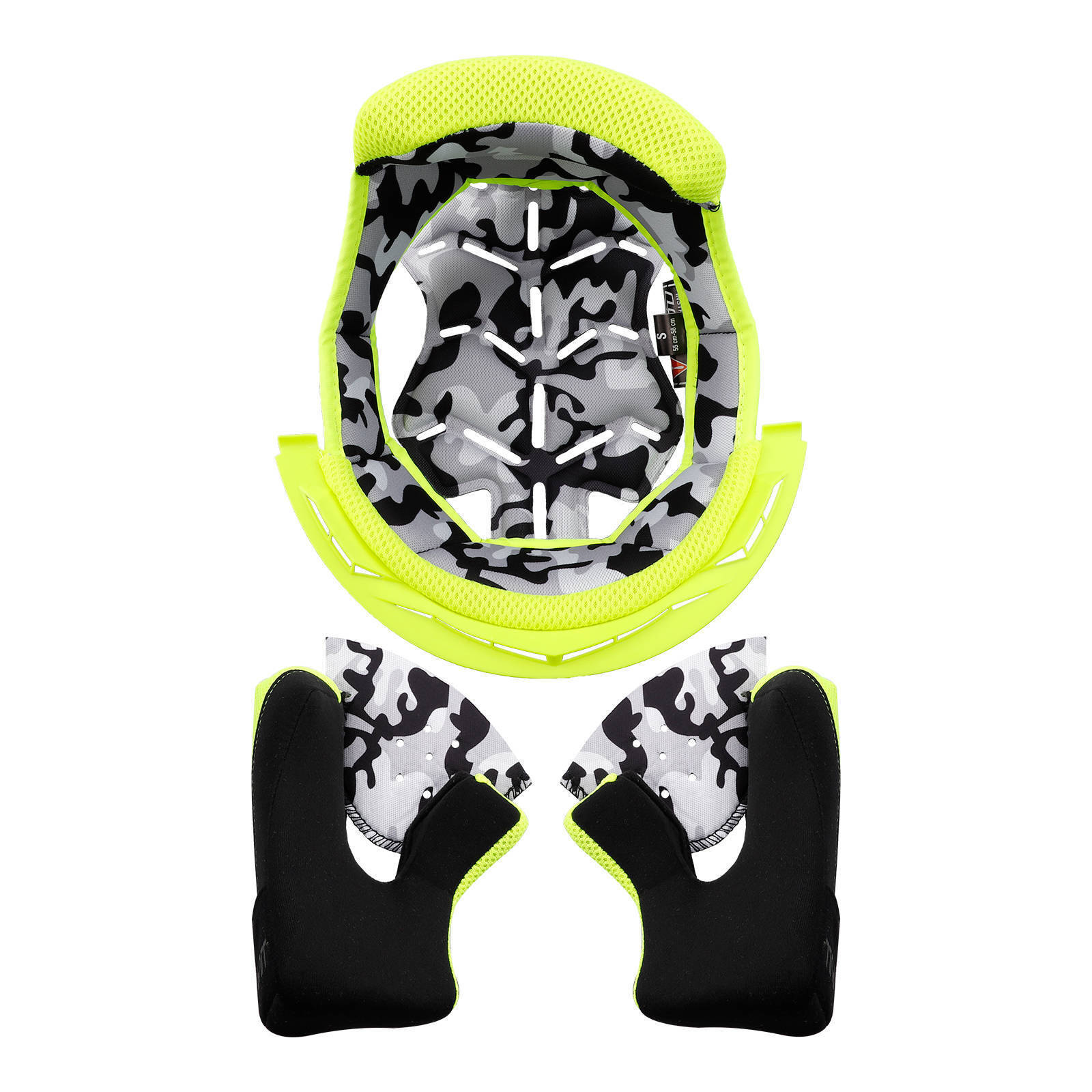 LS2 MX437 Fast Evo Liner - Hi-Viz Yellow (L)