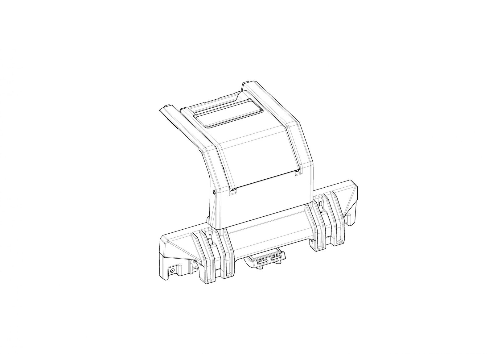 SHAD LOWER PART TR36 LOCKING SYSTEM