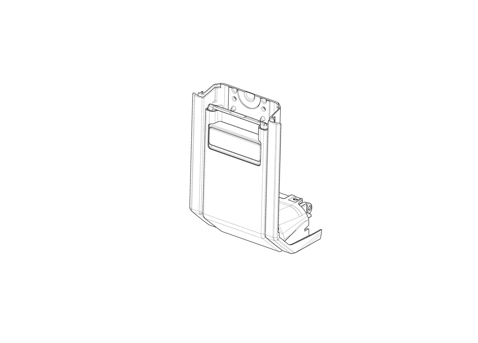 SHAD LOWER PART TR37 LOCKING SYSTEM