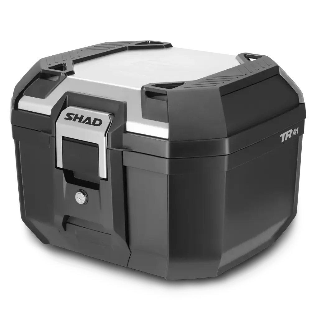 SHAD TOP CASE TR41 TERRA BLACK/ALUMINIUM