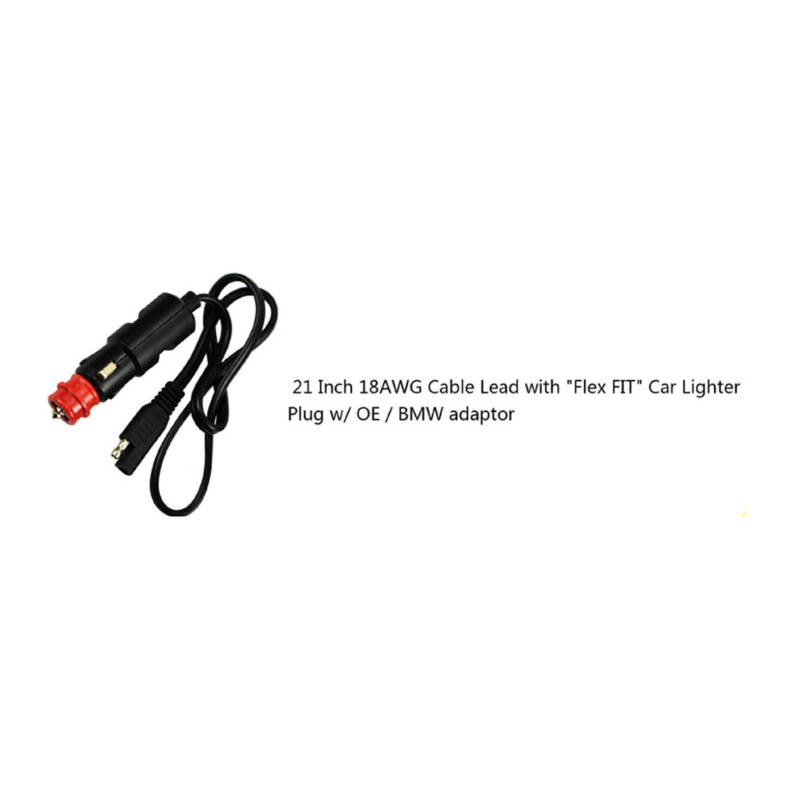 Motobatt Charger Lead 53cm Car Lighter & BMW Adaptor