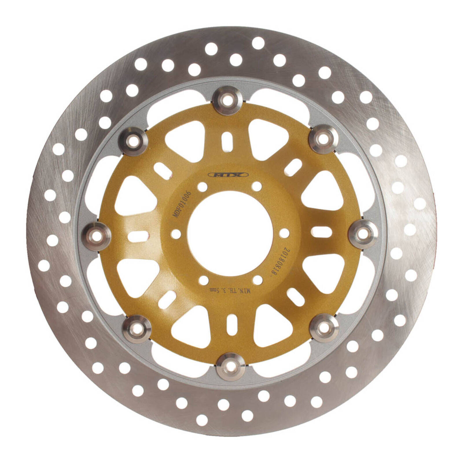 MTX Brake Disc Floating Type - Front L/R - Gold